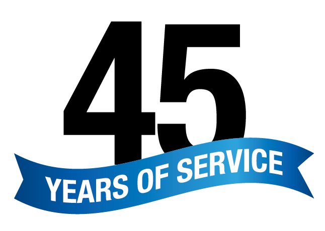 over 45 years of experience